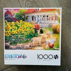 Buffalo Games 1000 pieces puzzle - (OPENED) / 2 for $17